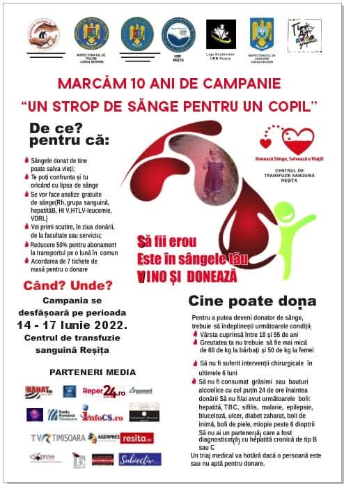 Un strop de sânge pentru un copil